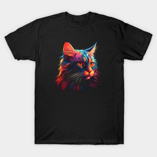 Neon Kitty #14 T-Shirt